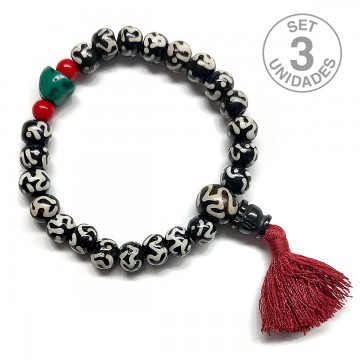 Pulseira - Osso de Iaque OM